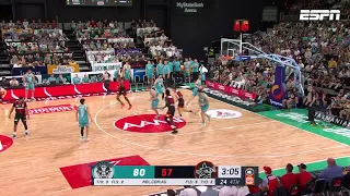 Alexandre Sarr (17 points) Highlights vs. Tasmania JackJumpers