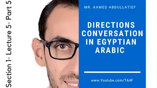 Directions conversation in Egyptian Arabic