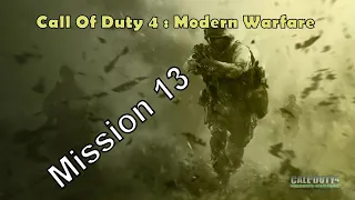 13-Call Of Duty 4 Modern Warfare || The Sins of the Father || PC Walkthrough