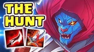 THE HUNT FOR 750 AD ASSISTED BY ENEMY IVERN (FULL AD RENGAR JUNGLE) - Nightblue3