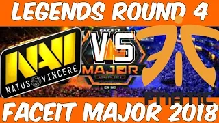 Navi vs Fanatic  - Mirage - FACEIT Major london 2018 - Legends Stage - csgo highlights