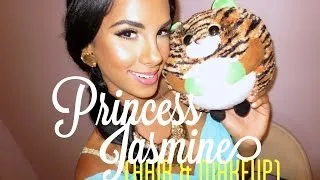Halloween Tutorial: Princess Jasmine (Hair & Makeup)