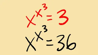 Solving popular exponential equations
