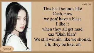 YUQI ON CLAP (feat. LEXIE LIU) karaoke with easy lyrics