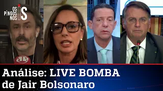 Comentaristas analisam LIVE BOMBA de Jair Bolsonaro de 29/07/21