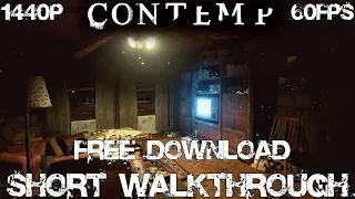 "Contemp" -Short Walkthrough -Horror -Walking Simulator  [Free Download] [1440P/60FPS]