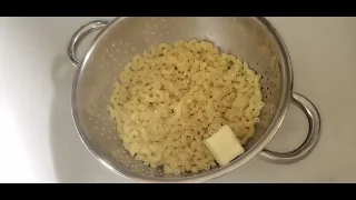 Making macaroni and cheese