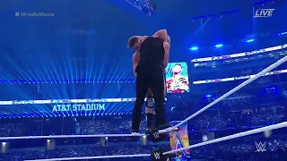 Pat McAfee Super Plex to Austin Theory: WWE WrestleMania 38