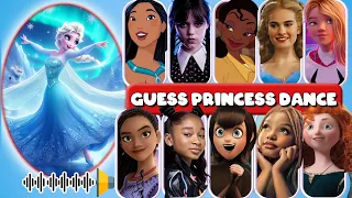 GUESS THE DISNEY SONG & WHO'S DANCING?Elsa,Moana,Mirabel,Tenge Tenge,Salish Master,Lay Lay,Wednesday