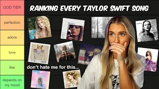 TIER RANKING EVERY TAYLOR SWIFT SONG (don't hate me)