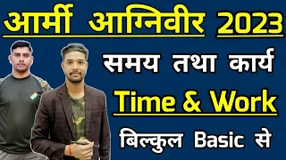 Army Agniveer Maths Time & Work part 1 | समय तथा कार्य 1 | Army maths Topic Wise Live classes 2023