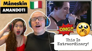 Måneskin - AMANDOTI | DAL VIVO | REACTION!🇮🇹