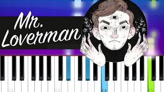 Ricky Montgomery - Mr Loverman (Piano tutorial)