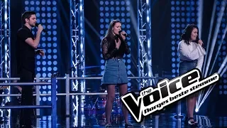 Karina Pieroth vs. Nora Chayed vs. Marius Brustad - Hurts So Good | The Voice Norge 2017 | Duell