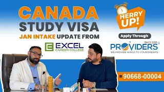 Canada Study Visa | Excel Career College |  Canada Study Visa Jan Intake | #canadastudyvisa