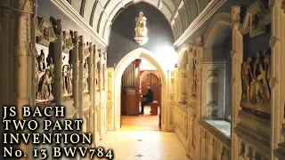 JS BACH - TWO PART INVENTION No. 13 in A Minor BWV 784 - St. Joseph's Chapel, Ushaw