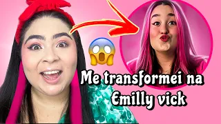 ME TRANSFORMEI NA EMILLY VICK 😱 *fiquei parecida?* | Dourada todo dia em março 🫶🏻💖