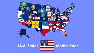 Marble Race - U.S.A. States