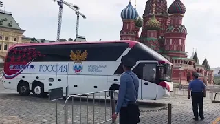 Сборная России по футболу приехала на прием к Владимиру Путину