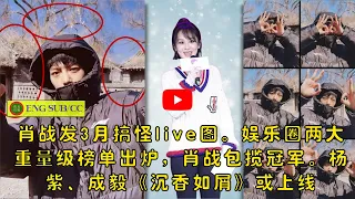 【陈氏日报3月2日】#肖战 发3月搞怪live图。娱乐圈两大重量级榜单出炉，肖战包揽冠军。#杨紫、#成毅《#沉香如屑》或上线