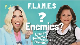 FLAMES Result of Vice Ganda and Cristy Fermin | Let's Play Pinoy