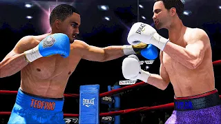Josh Taylor vs Teofimo Lopez Full Fight - Fight Night Champion Simulation