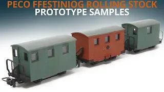 Peco OO9 Ffestiniog Rolling Stock Preview - Prototype Samples