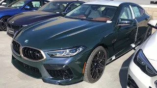 2020 BMW M8 Gran Coupe 1 of 400 in Aurora Diamant Green Metallic