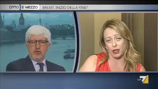 Beppe Severgnini vs Giorgia Meloni: 'Quando è stata in Inghilterra?', 'Sono stata a Dublino'