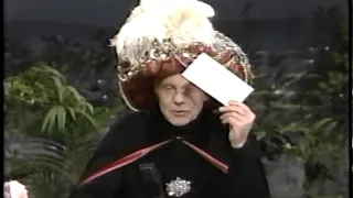 Johnny Carson -- one of the final Carnac segments