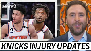 NBA Insider reacts to Quentin Grimes and Julius Randle injury updates from Tom Thibodeau | SNY