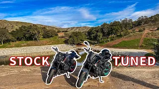 Getting GAPPED By A Stock Yamaha MT-09 | Subscriber Rides My Tuned MT-09