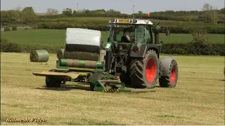 Silage '24 -  Fendt 415 Wrapping with McHale Pic n wrap Machine.