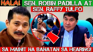 Viral❗Sen. Robin Padilla at Raffy Tulfo mainit sa hearing!