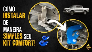 Como deixar a PICKUP mais CONFORTÁVEL? DA PARA FAZER EM CASA? (Instalação Kit Comfort na Hilux)