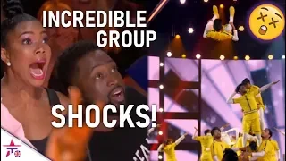 V. Unbeatable: Indian Group SHOCKS America With Terrific STUNTS & Gets Golden Buzzer!| AGT 2019