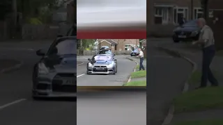 ANGRY MAN ATTACKS NISSAN GTR!