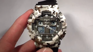 How to set the time and hands on your G-Shock analog-digital watch GA-100 (Module 5081)