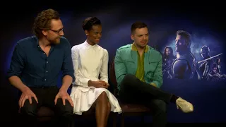 Vengadores: Infinity War - Entrevista exclusiva a Tom Hiddleston, Letitia Wright y Sebastian Stan