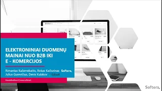 Internetinis seminaras. Elektroniniai duomenų mainai nuo B2B iki e- komercijos