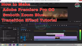 How to Make  Adobe Premiere Pro CC Smooth Zoom Blur Transition Effect Tutorial RGC