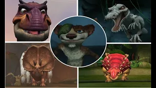 Ice Age 3 Dawn of the Dinosaurs - All bosses battle & Chace + Ending