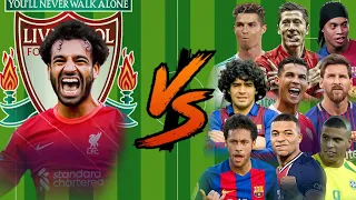 2022 Salah vs Legends💪(Messi-Ronaldo-Maradona-Benzema-Neymar-Mbappe)