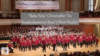 "Baba Yetu" Christopher Tin | Knabenkantorei Basel (Oliver Rudin) | EJCF Basel 2023