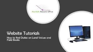 How to access Duties in Land Values and Field Books