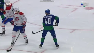 Elias Pettersson scores after 6 matches