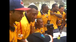 PNG KUMULS Celebrating Their Victory - 2009 Pacific Cup