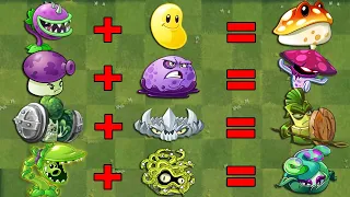 PvZ 2 Discovery - Every New Plants Evolution & Fusion in Game (China & International)