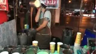 Arte asiático cocinando.