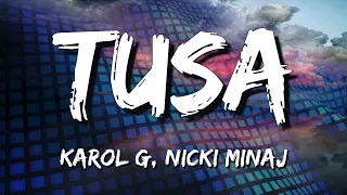 KAROL G, Nicki Minaj - Tusa (LetraLyrics) (loop 1 hour)